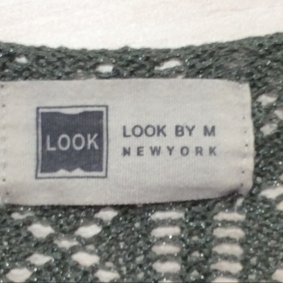 Open Knit Olive Green Look by M Tunic - Picture 3 of 7